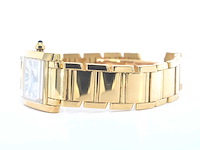 Cartier - tank francaise goud - afbeelding 7 van  13
