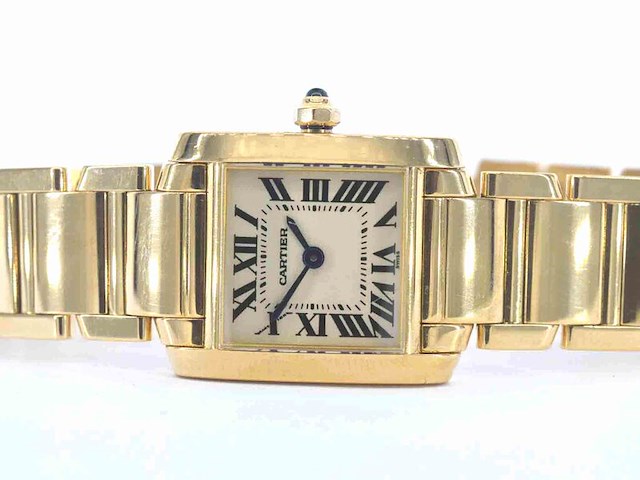 Cartier - tank francaise goud - afbeelding 13 van  13