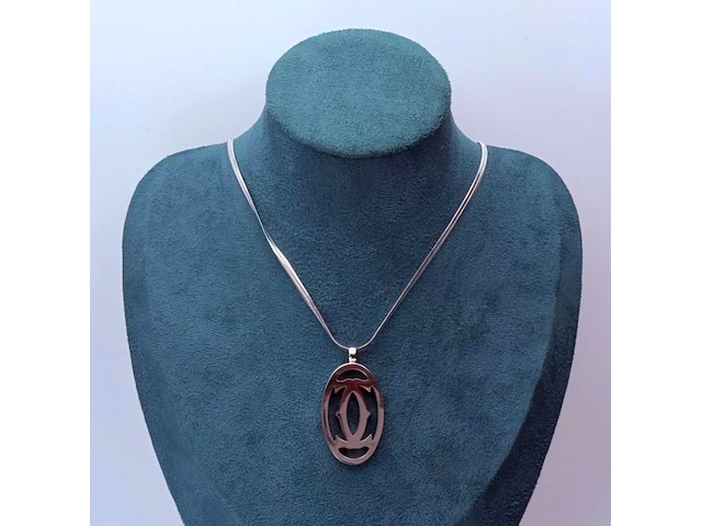 Cartier ''double c monogram'' collier - afbeelding 1 van  4