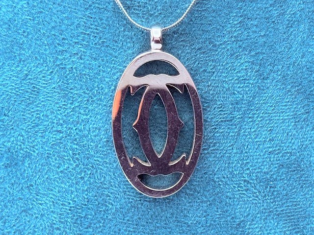 Cartier ''double c monogram'' collier - afbeelding 3 van  4