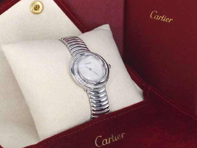 Cartier gouden trinity horloge - afbeelding 1 van  15