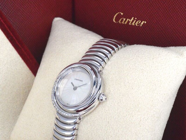 Cartier gouden trinity horloge - afbeelding 10 van  15