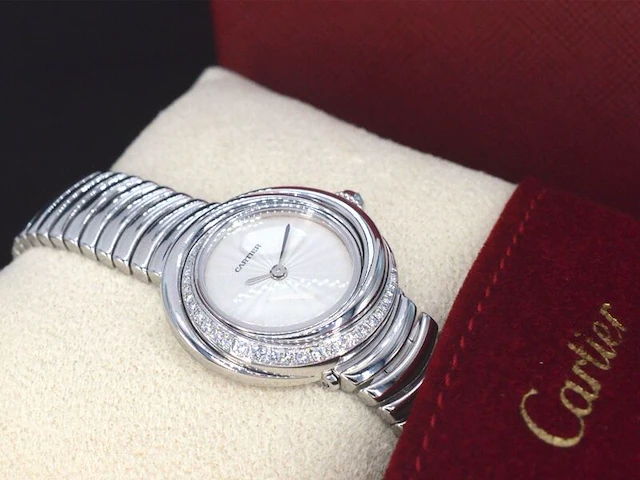 Cartier gouden trinity horloge - afbeelding 14 van  15