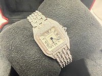 Cartier panthere | iced out natural diamonds - afbeelding 1 van  13