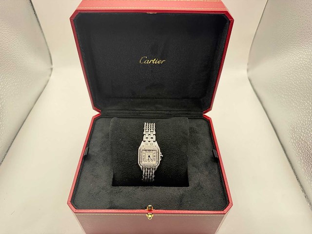 Cartier panthere | iced out natural diamonds - afbeelding 4 van  13