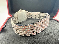 Cartier panthere | iced out natural diamonds - afbeelding 8 van  13