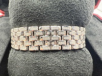 Cartier panthere | iced out natural diamonds - afbeelding 9 van  11