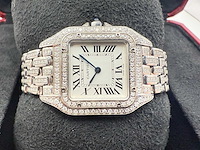 Cartier panthere | iced out with natural diamonds - afbeelding 4 van  5