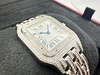 Cartier panthere | iced out with natural diamonds - afbeelding 13 van  13