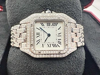 Cartier panthere | iced out with natural diamonds - afbeelding 9 van  13