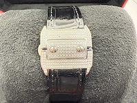 Cartier santos 100 medium | iced out naturel diamonds | 2025 - afbeelding 10 van  14