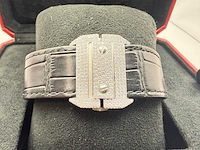 Cartier santos 100 xl | iced out diamonds | black - afbeelding 11 van  13