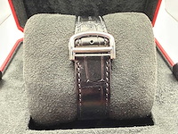 Cartier santos "large" | iced out naturel diamonds | black - afbeelding 12 van  13