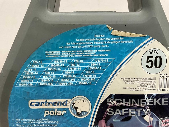 Cartrend polar - size 50 - sneeuwkettingen - afbeelding 5 van  6