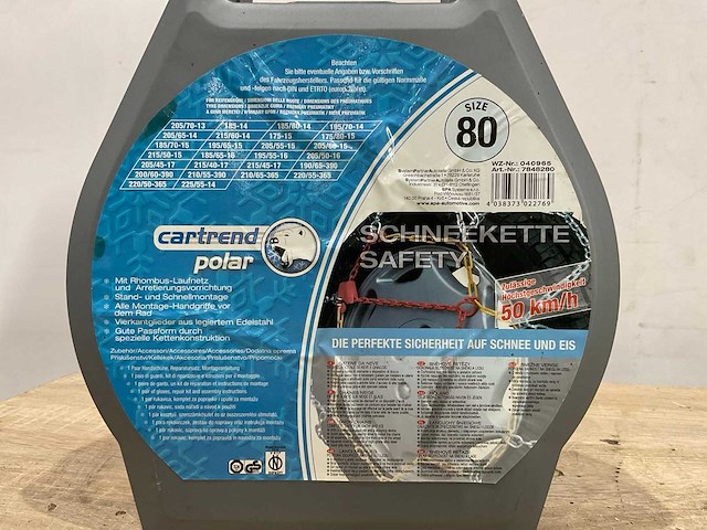 Cartrend polar - size 80 - sneeuwkettingen - afbeelding 5 van  6