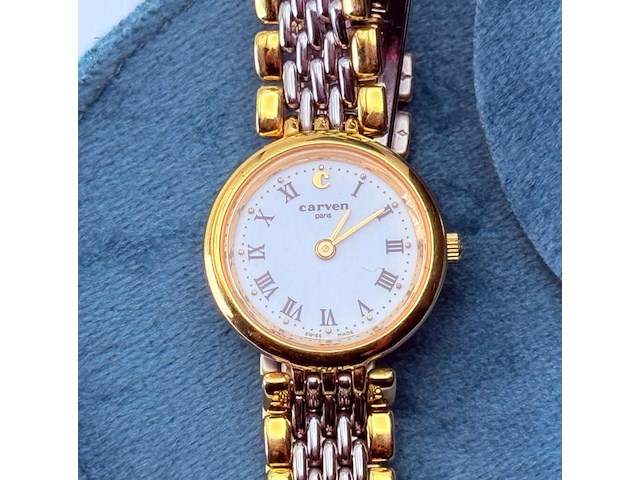 Carven paris 513 series ''two-tone sapphire'' dameshorloge - afbeelding 1 van  5