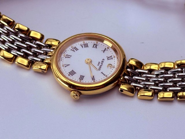 Carven paris 513 series ''two-tone sapphire'' dameshorloge - afbeelding 3 van  5