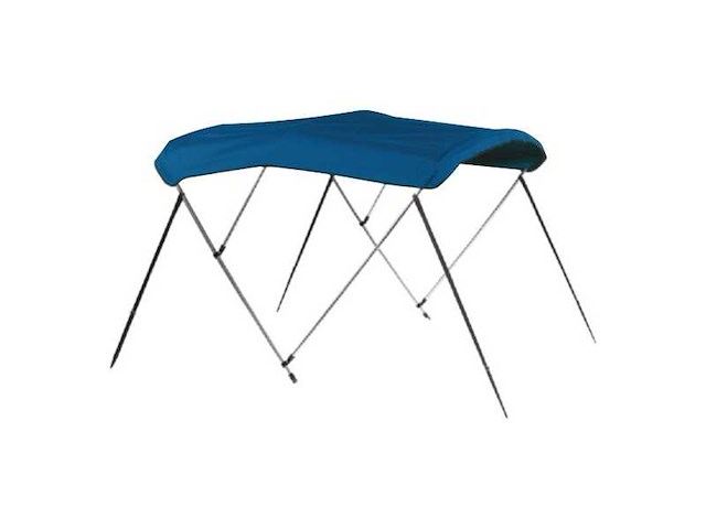 Carver 3 bow 73 to 78 inch pacific blue canvas bimini cover - 403a04 - afbeelding 2 van  5