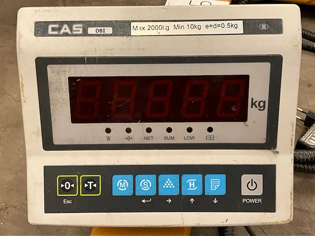 Cas ddi palletweegschaal - afbeelding 4 van  4