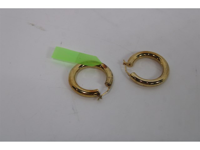 Casa jewelry oorringen frida m goud verguld - afbeelding 1 van  2