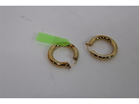 Casa jewelry oorringen frida m goud verguld - afbeelding 1 van  2