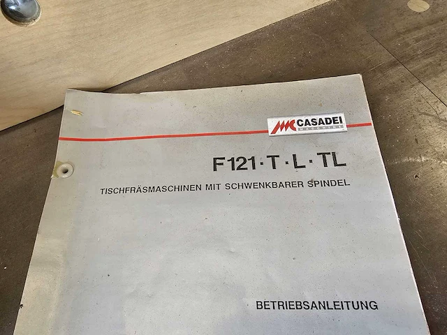 Casadei f121-t-l freesmachine met pennenstreek - afbeelding 9 van  18