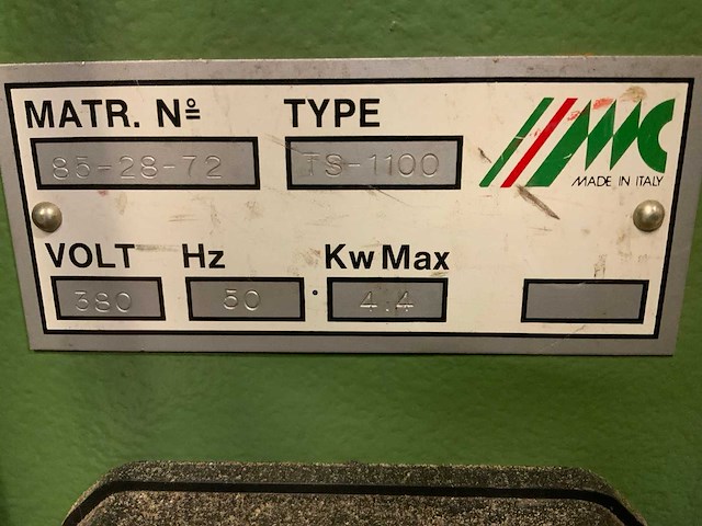Casadei ts 1100 gecombineerde spilfrees / zaagtafel - afbeelding 8 van  8