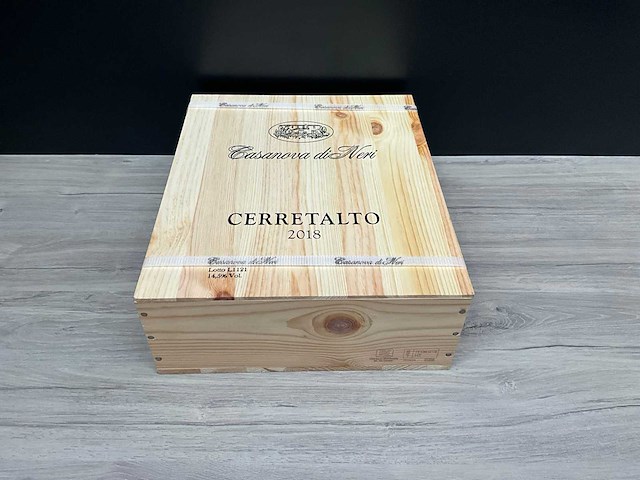 Casanova di neri brunello di montalcino cerretalto 2018 (3x) - afbeelding 2 van  3