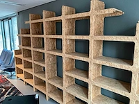 Cascala kwart open vakkenkast/roomdivider - afbeelding 3 van  4