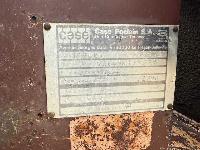Case - 1088 - tracked excavator - afbeelding 9 van  12