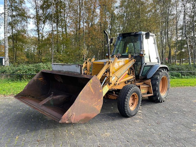 Case - 1995 - 580 sk turbo - graaflaadmachine - afbeelding 1 van  27