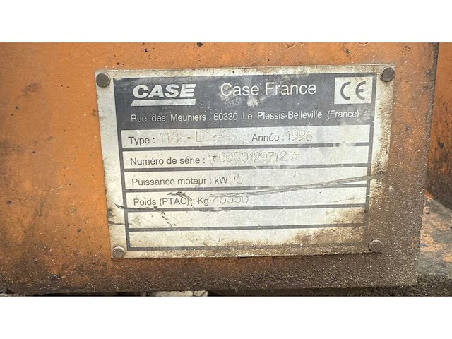 Case - 1996 - 1188 - rupsgraafmachine - afbeelding 11 van  11