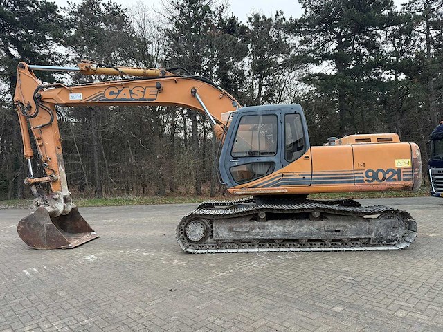 Case - 9021 - 8070 uren - incl. snelwissel en bak - rupsgraafmachine - afbeelding 1 van  12