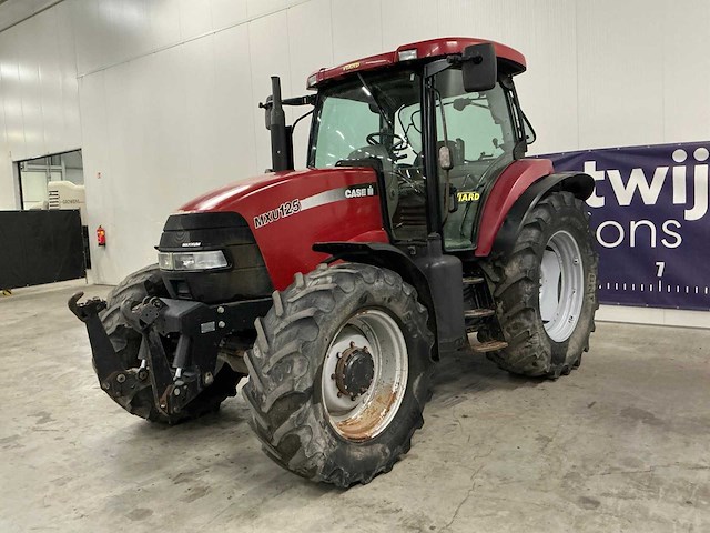 Case ih mxu125 vierwielaangedreven landbouwtractor - afbeelding 1 van  26
