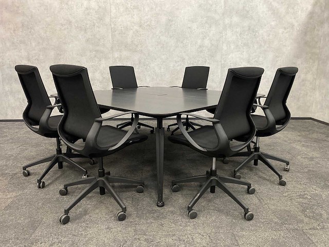 Case01/ alternativ - 8p design conferentieset 180x180 - afbeelding 1 van  24