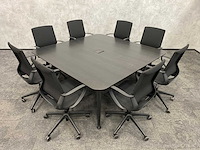 Case01/ alternativ - 8p design conferentieset 180x180 - afbeelding 16 van  24
