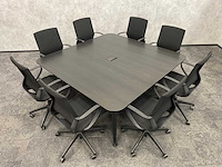 Case01/ alternativ - 8p design conferentieset 180x180 - afbeelding 17 van  24