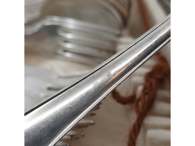 Casette met verzilverd bestek - afbeelding 3 van  11