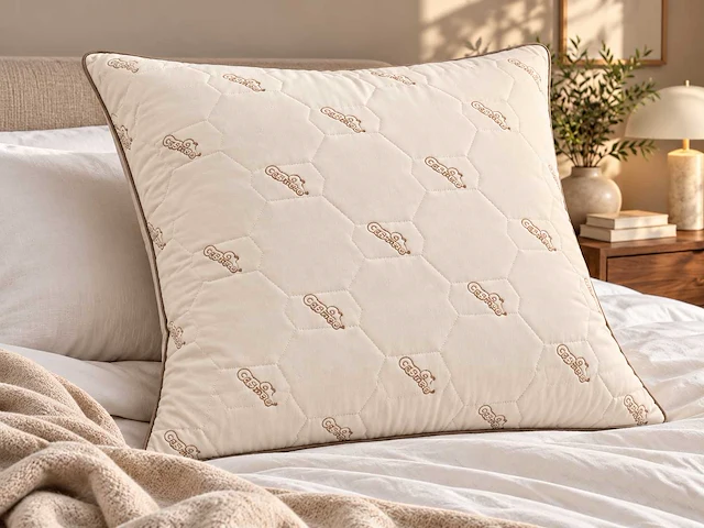 Cashmere hoofdkussen 80x80cm (132x) - afbeelding 3 van  4