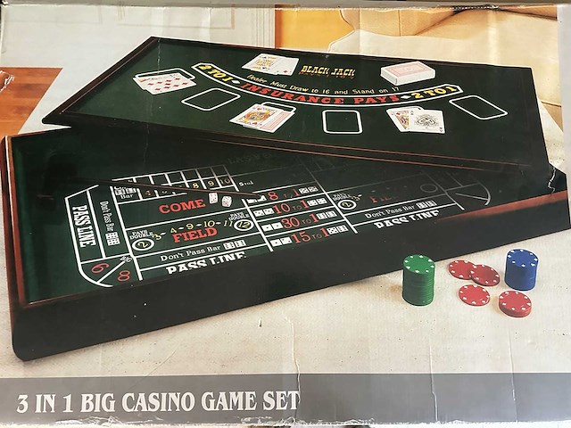 Casino game set - afbeelding 1 van  4