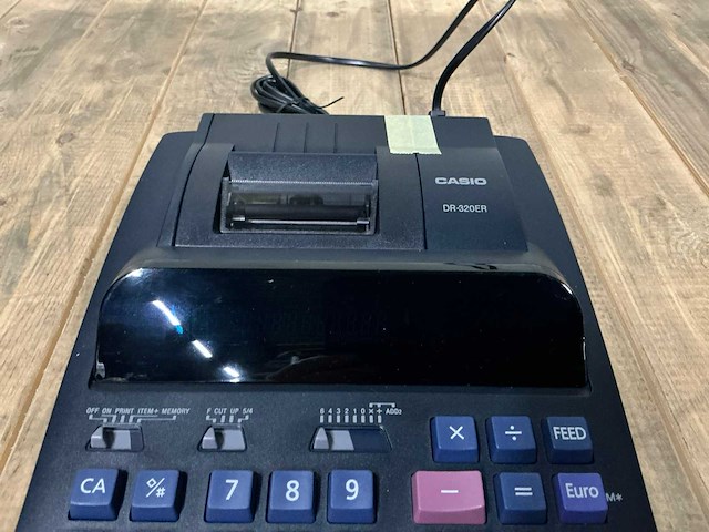 Casio - dr-320er - printing calculator - afbeelding 4 van  7