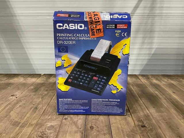 Casio - dr-320er - printing calculator - afbeelding 7 van  7