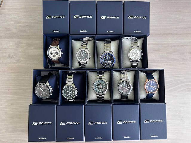 Casio - edifice - 9 x polshorloge - afbeelding 1 van  4