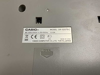 Casio dr-520tec rekenmachine (2x) - afbeelding 4 van  5