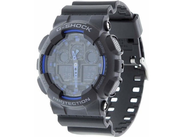 Casio g-shock ga-100-1a2er horloge kunststof zwart - afbeelding 3 van  4