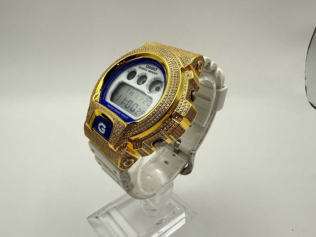 Casio g-shock "iced" | diamonds | white - afbeelding 3 van  8