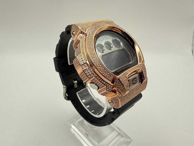 Casio g-shock "iced" | natural diamonds | black - afbeelding 2 van  8