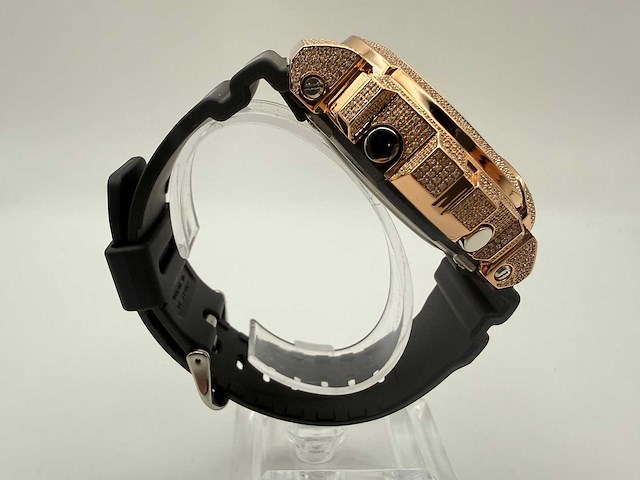 Casio g-shock "iced" | natural diamonds | black - afbeelding 7 van  8