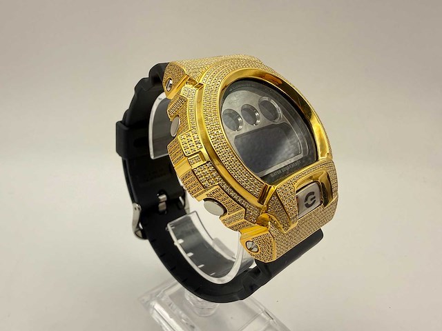 Casio g-shock "iced" | natural diamonds | black - afbeelding 2 van  8