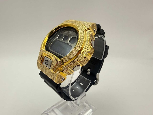 Casio g-shock "iced" | natural diamonds | black - afbeelding 3 van  8